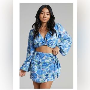 Showpo skirt and top matching set